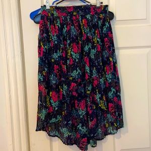 High-low flower skirt